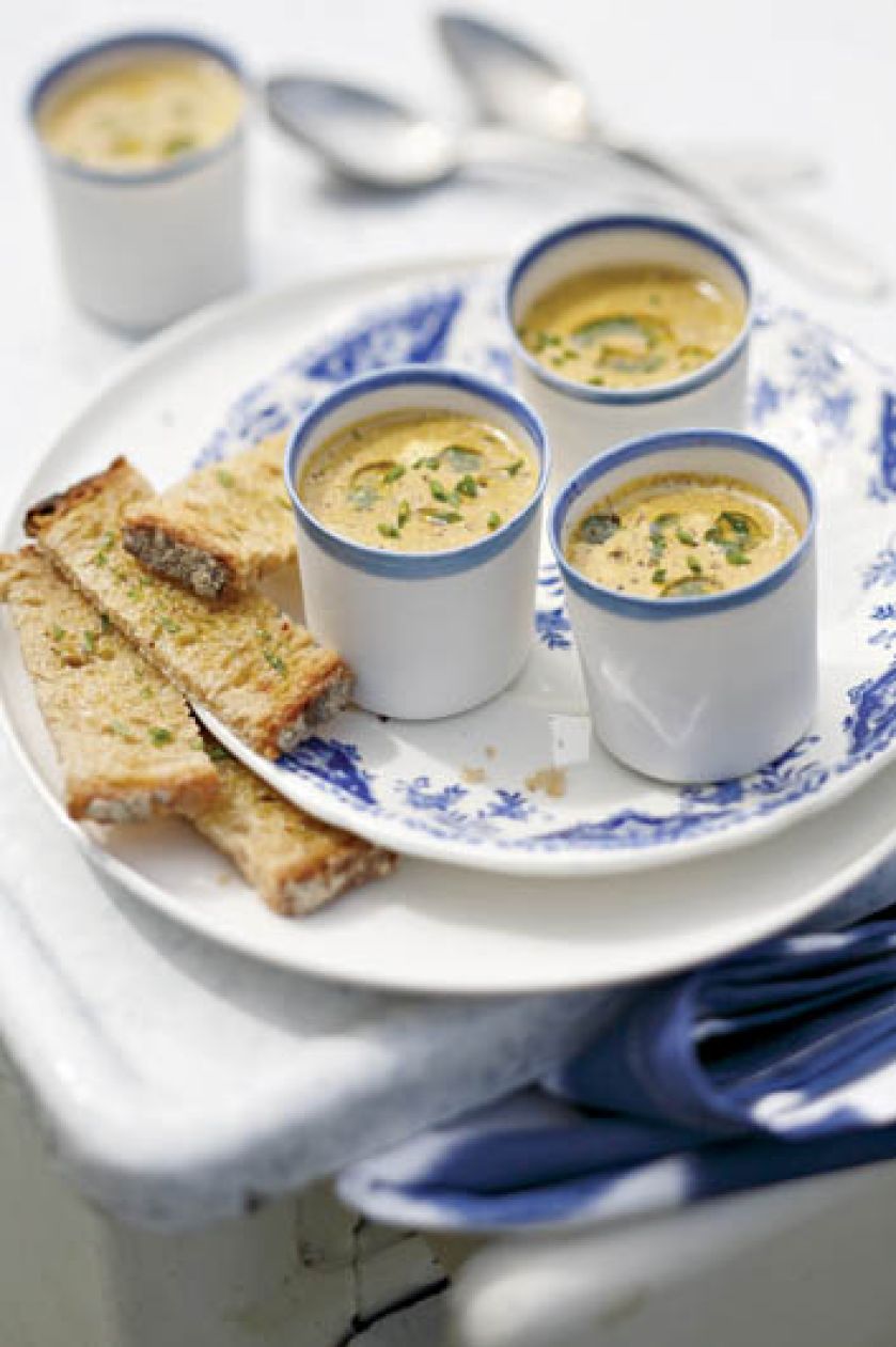 Przegrzebki z ogórkiem. Smak morza