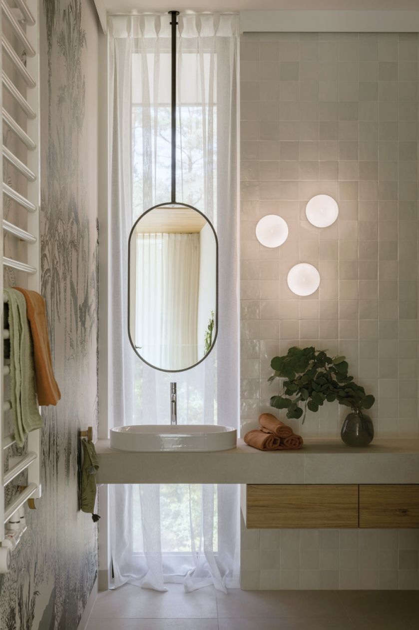 przytulny minimalizm w łazience