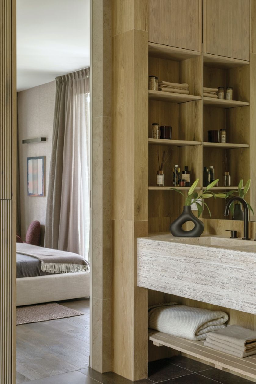 przytulny minimalizm w łazience