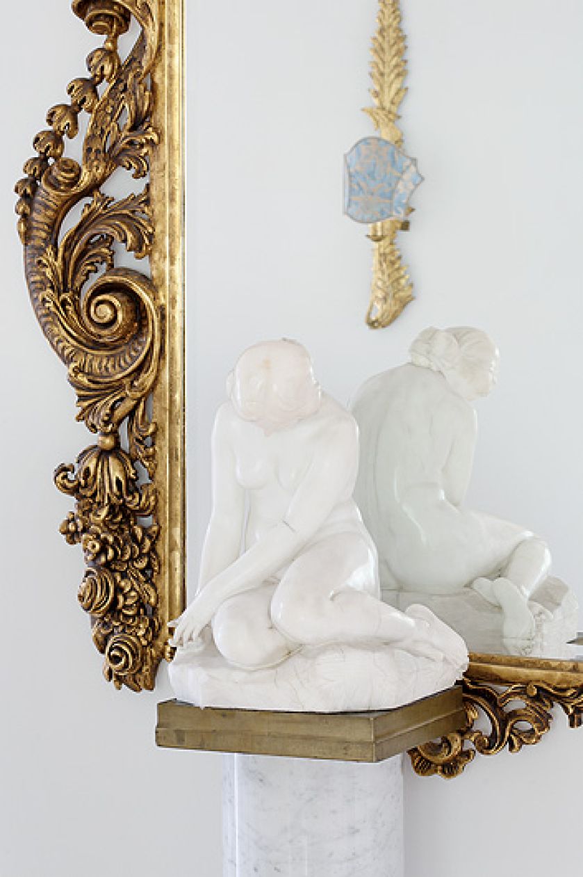 Rządzą tu barokowy anioł, ceramika z Delft i portrety przodków. Styl holenderski był za ciężki, włoski - nierówny. Padło