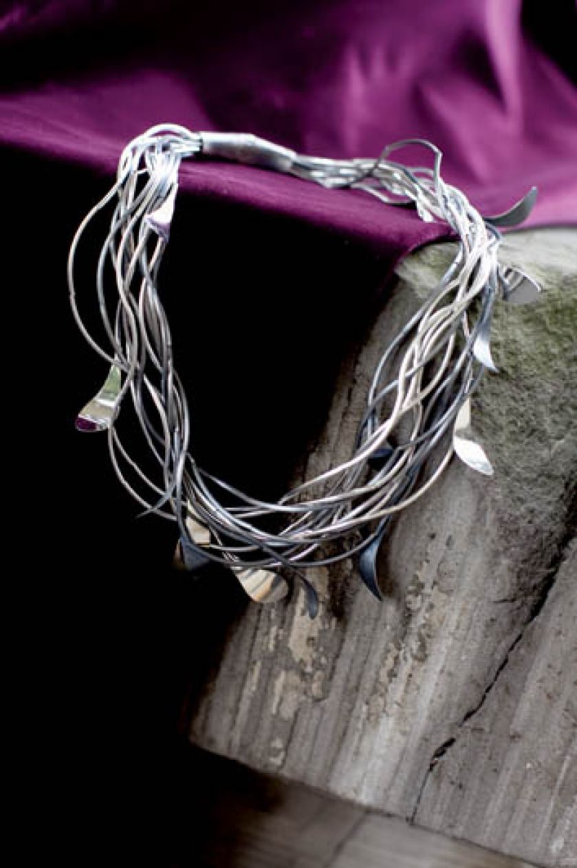 Srebrny naszyjnik - Ala i Kuba Wyganowscy