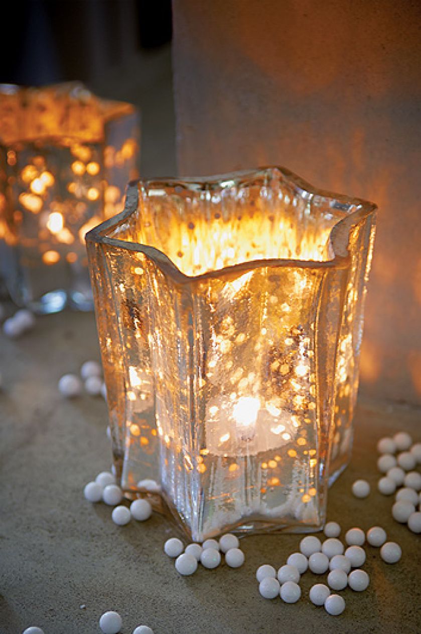 Świecznik ze szkła w kształcie gwiazdki, dwie wielkości, od 31 zł, Rivièra Maison, House More