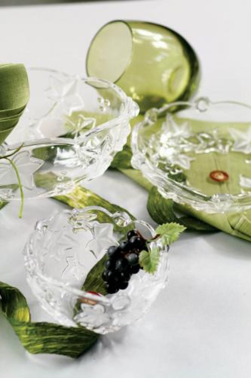 Szklane naczynka z satynowym ornamentem. Wellington od niemieckiej firmy Walther Glas. Cena miseczki – 22 zł. T.I.E. ART GLAS