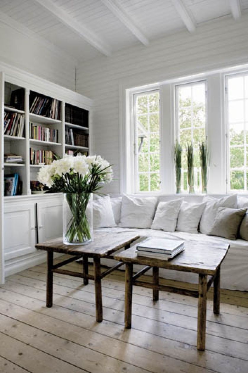 Thomas urządził się tak, by wnętrza pasowały do widoku za oknem.