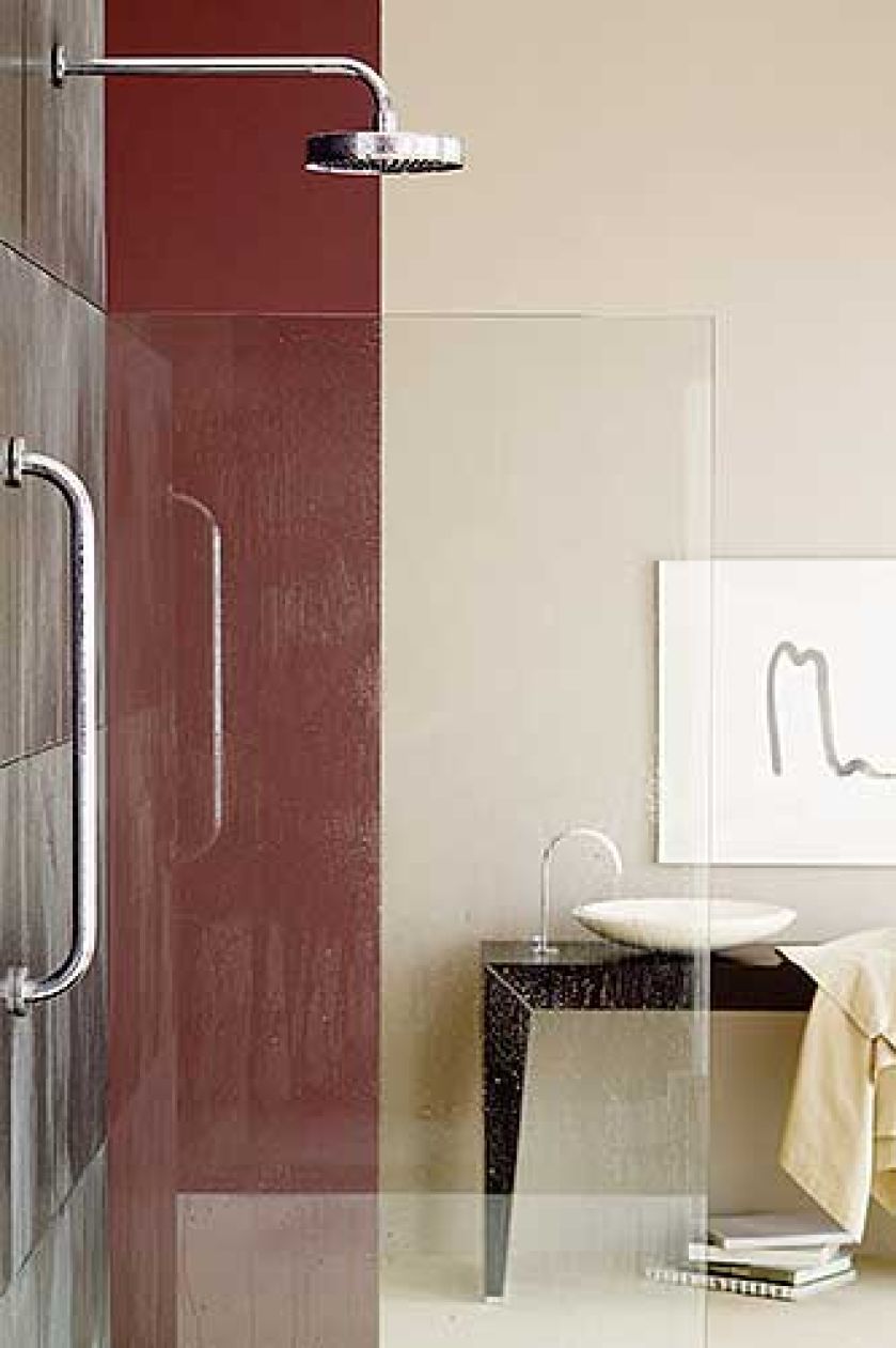 W kabinach prysznicowych z pewnością przydadzą się poręczne uchwyty. Ten z kolekcji Easy Living wyprodukował