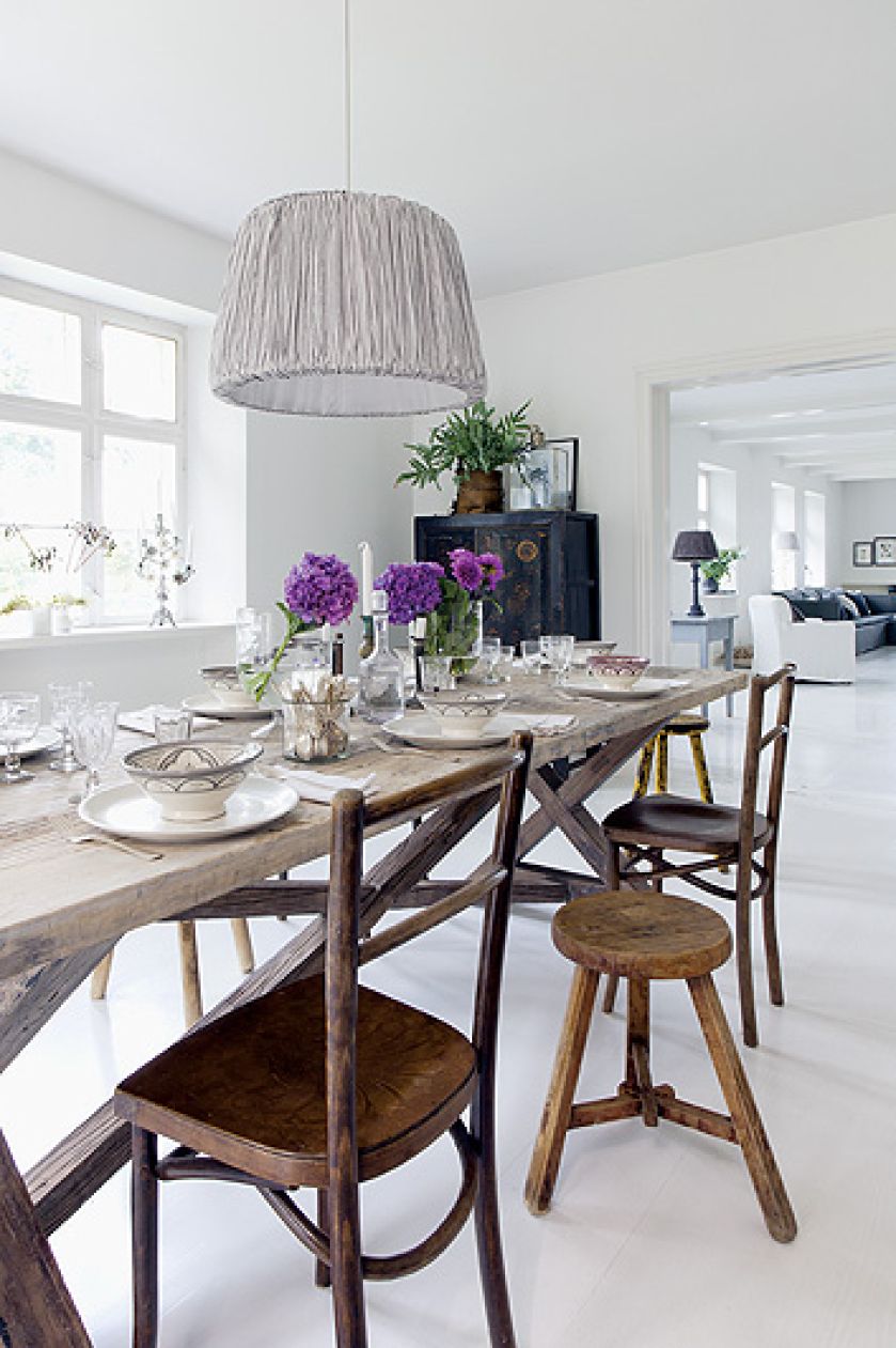 W tym wnętrzu znajdziemy trochę Maroka, troche shabby, trochę duńskiej prowincji.