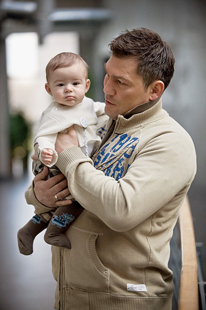 Dariusz Michalczewski z synem