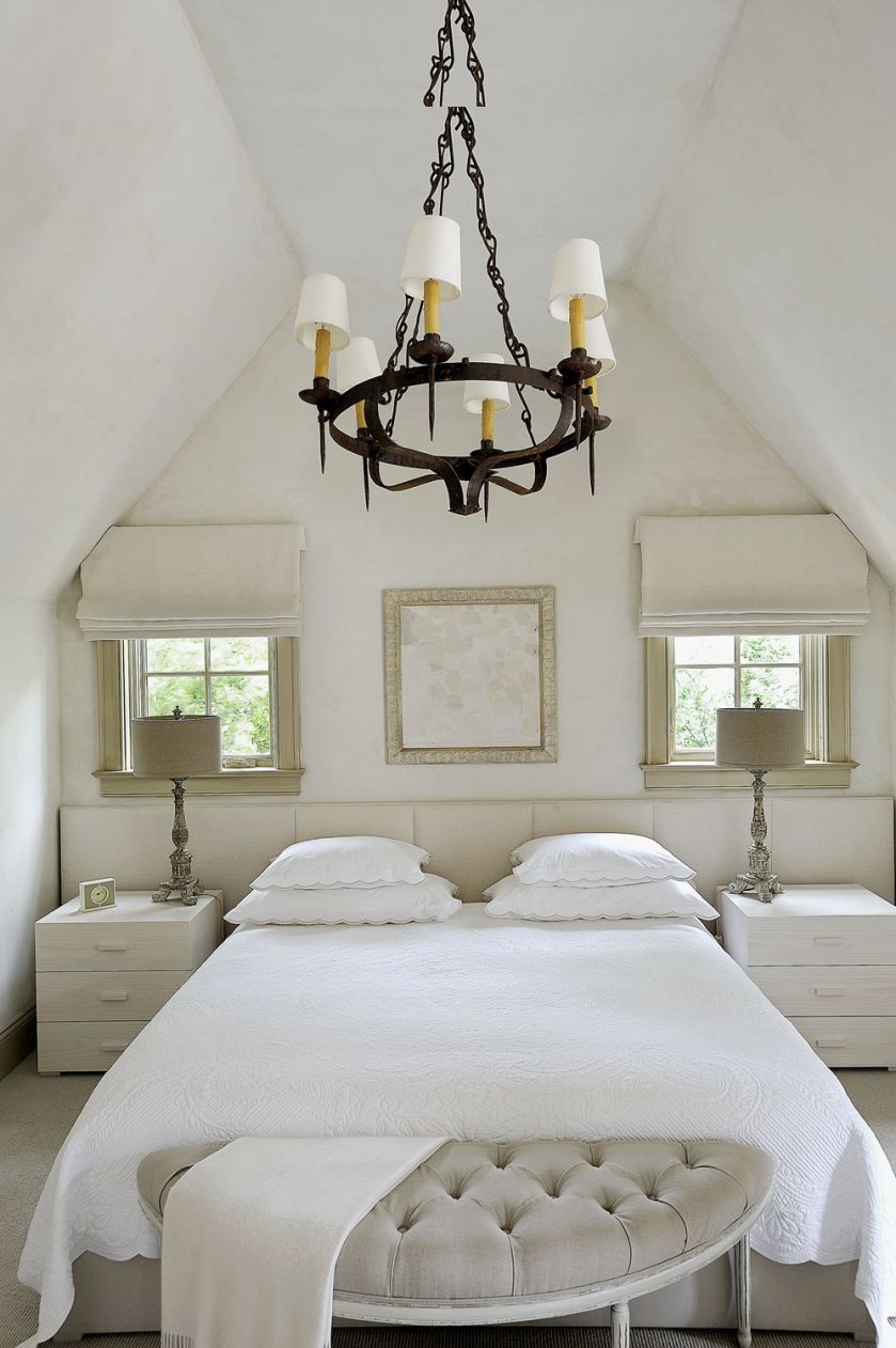 Biała sypialnia - inspiracje, fot. Gianni Franchelucci