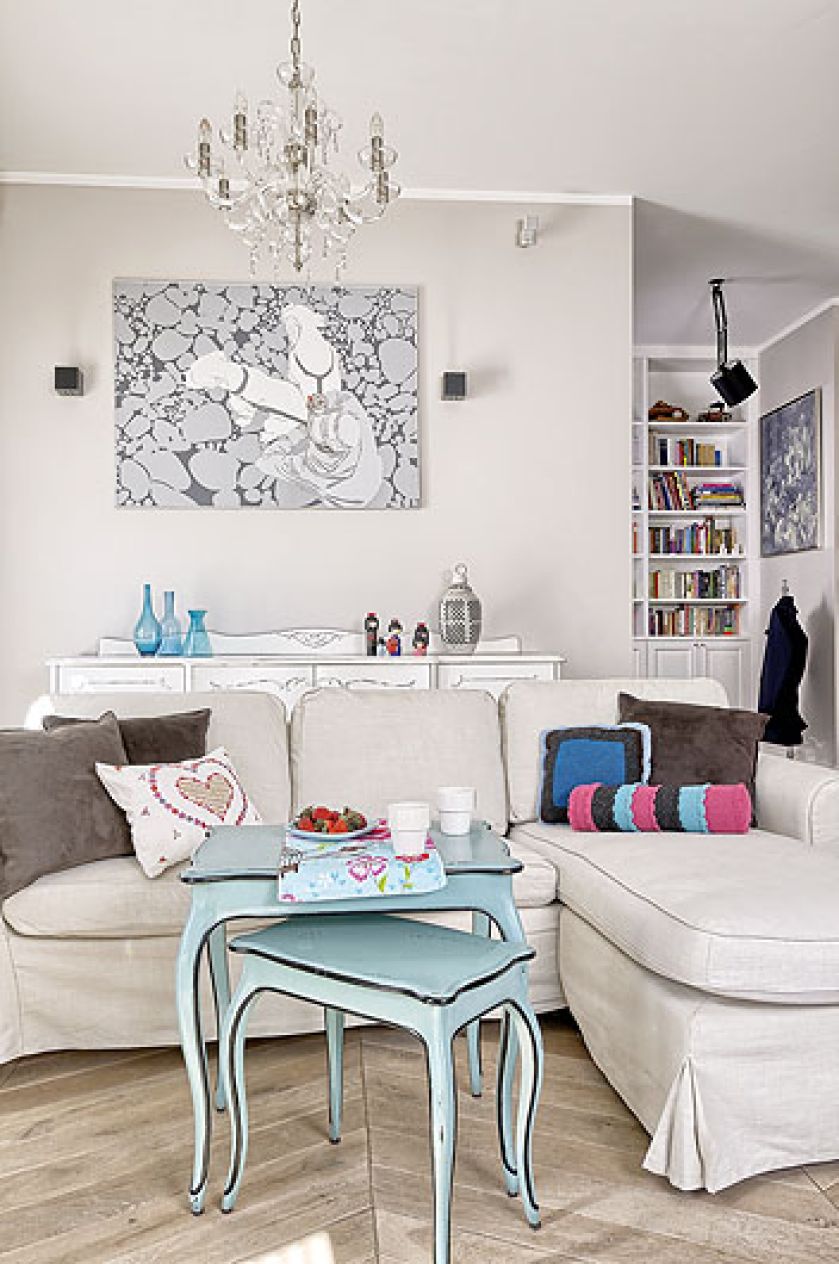 Gospodarze inspirowali się wnętrzami francuskimi, ale bez stylu pałacowego.