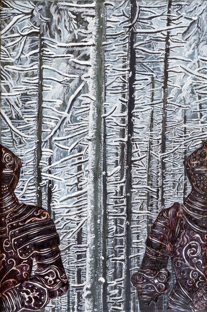 Kamil Targosz, Pojedynek, 2016 r. Zimowe pejzaże Kamila Targosza