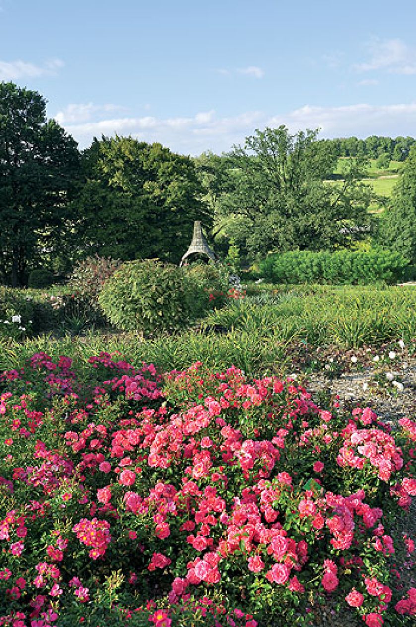 Kto szuka pomysłu na własny ogród, powinien zajrzeć na Dolny Śląsk do Wojsławic.