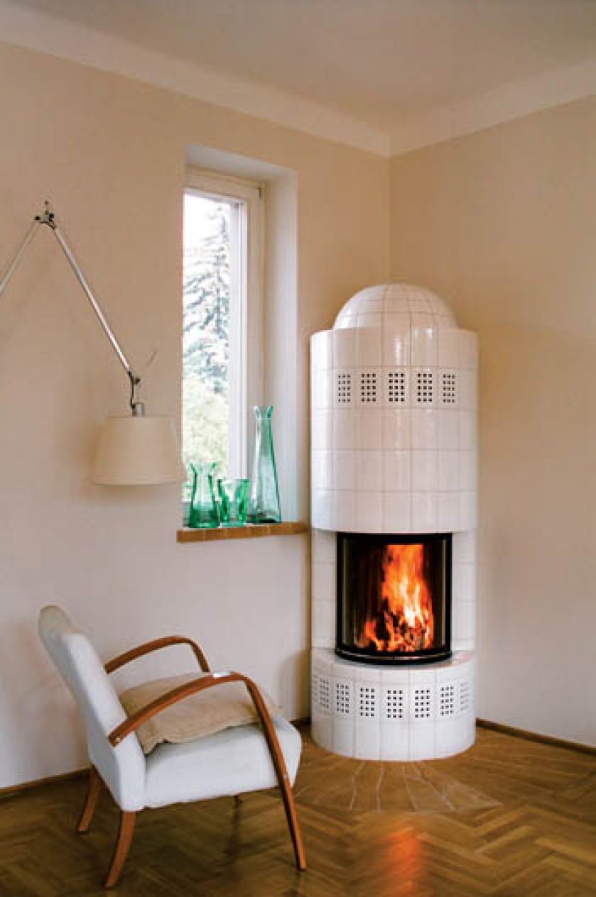 Piec kaflowy - Manufaktura Ceramiczna Krystyny Kaszuby-Wacławek.