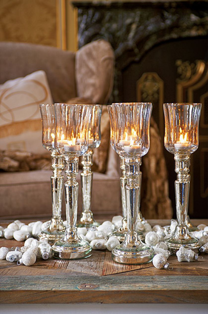 Świeczniki Montaigne ze szkła, 119 zł, Rivièra Maison, House More