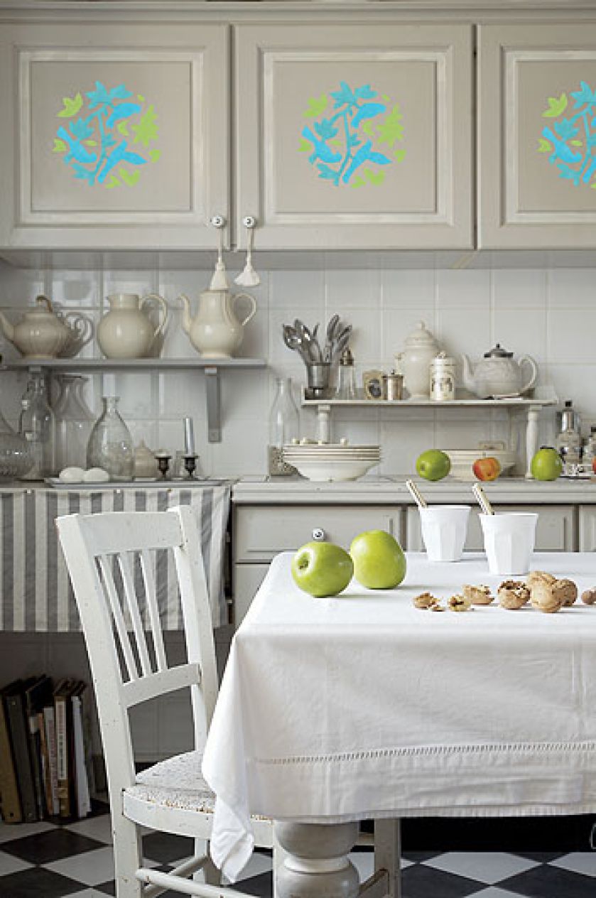 Dekoracje na szafkach kuchennych