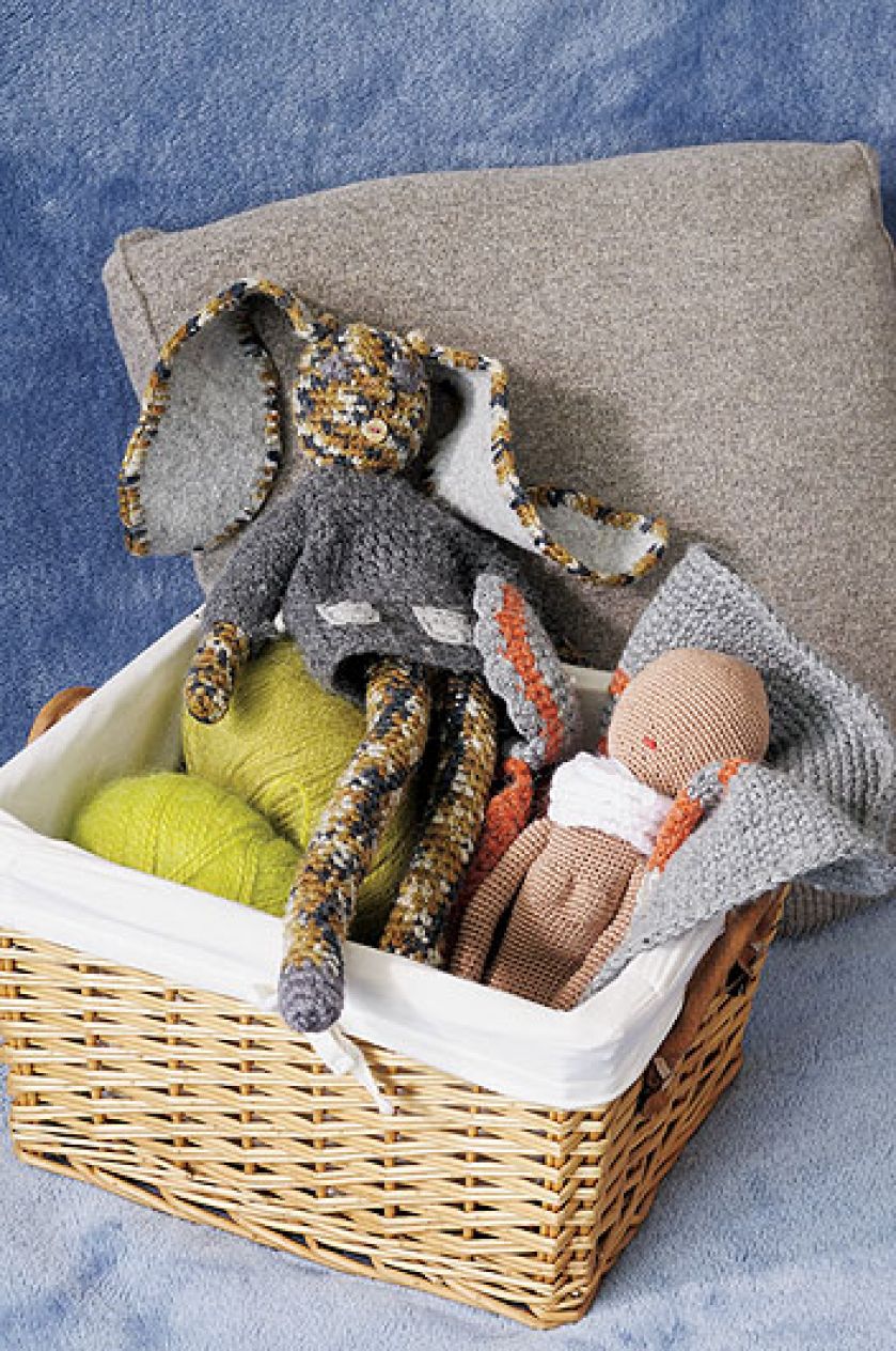 Wydziergane zabawki. Mieszkanie zrobione na szydełku