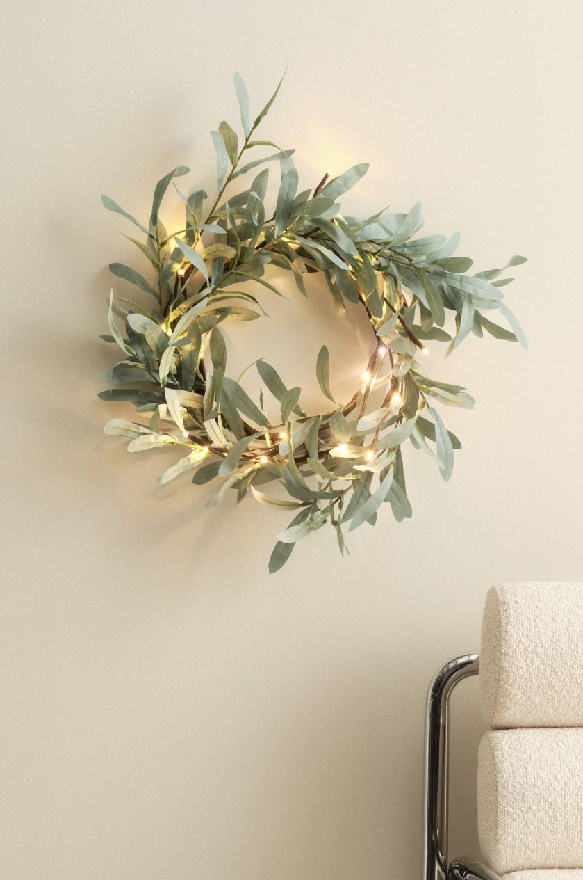 wiszący wianek świąteczny