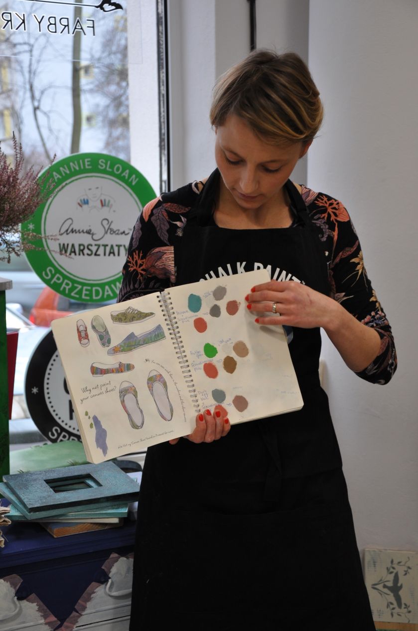 Czytelniczki Werandy na warsztatach malowania