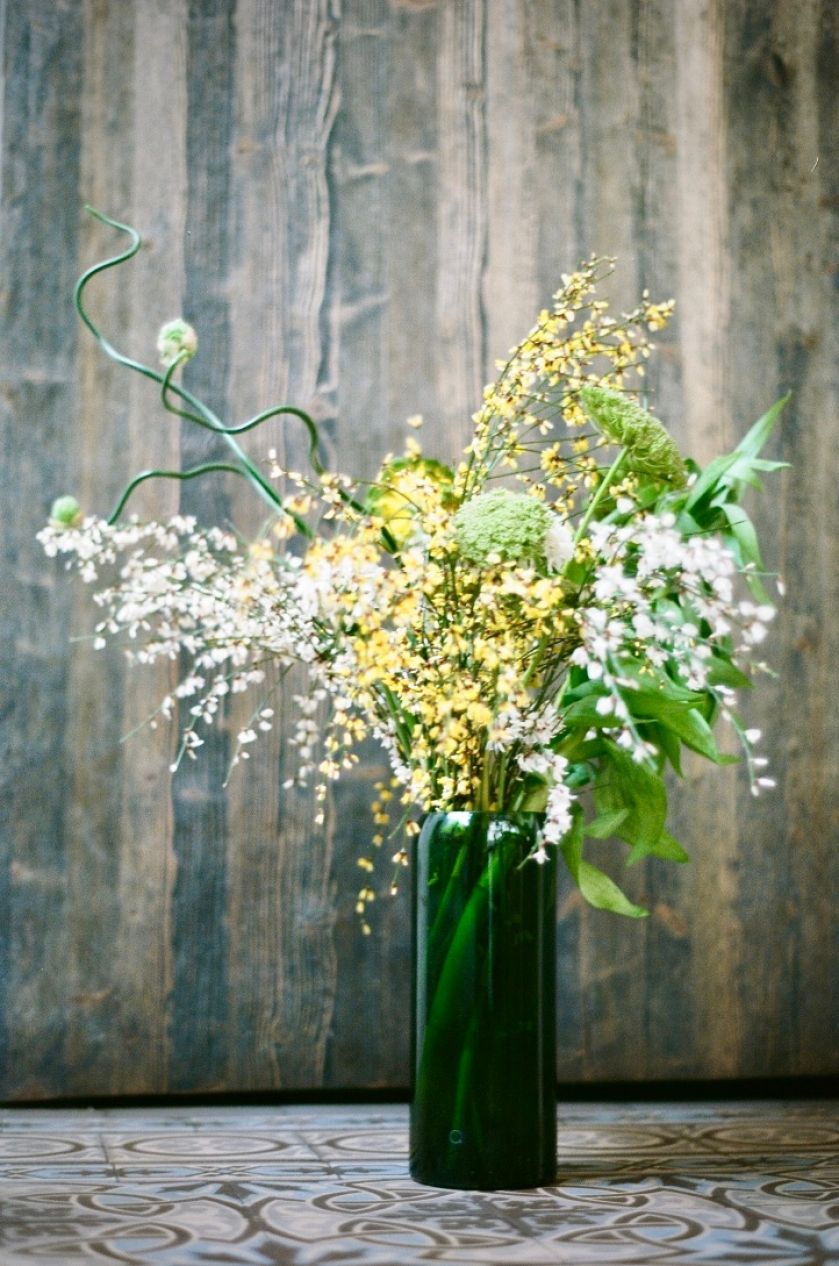 wazon szklany z recyklingu