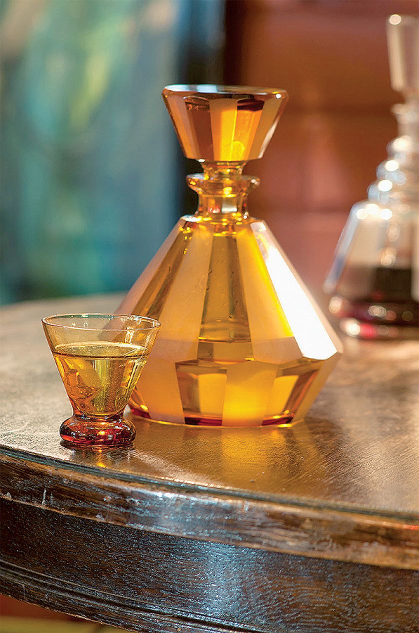 Szkło barwione. Do wódeczki