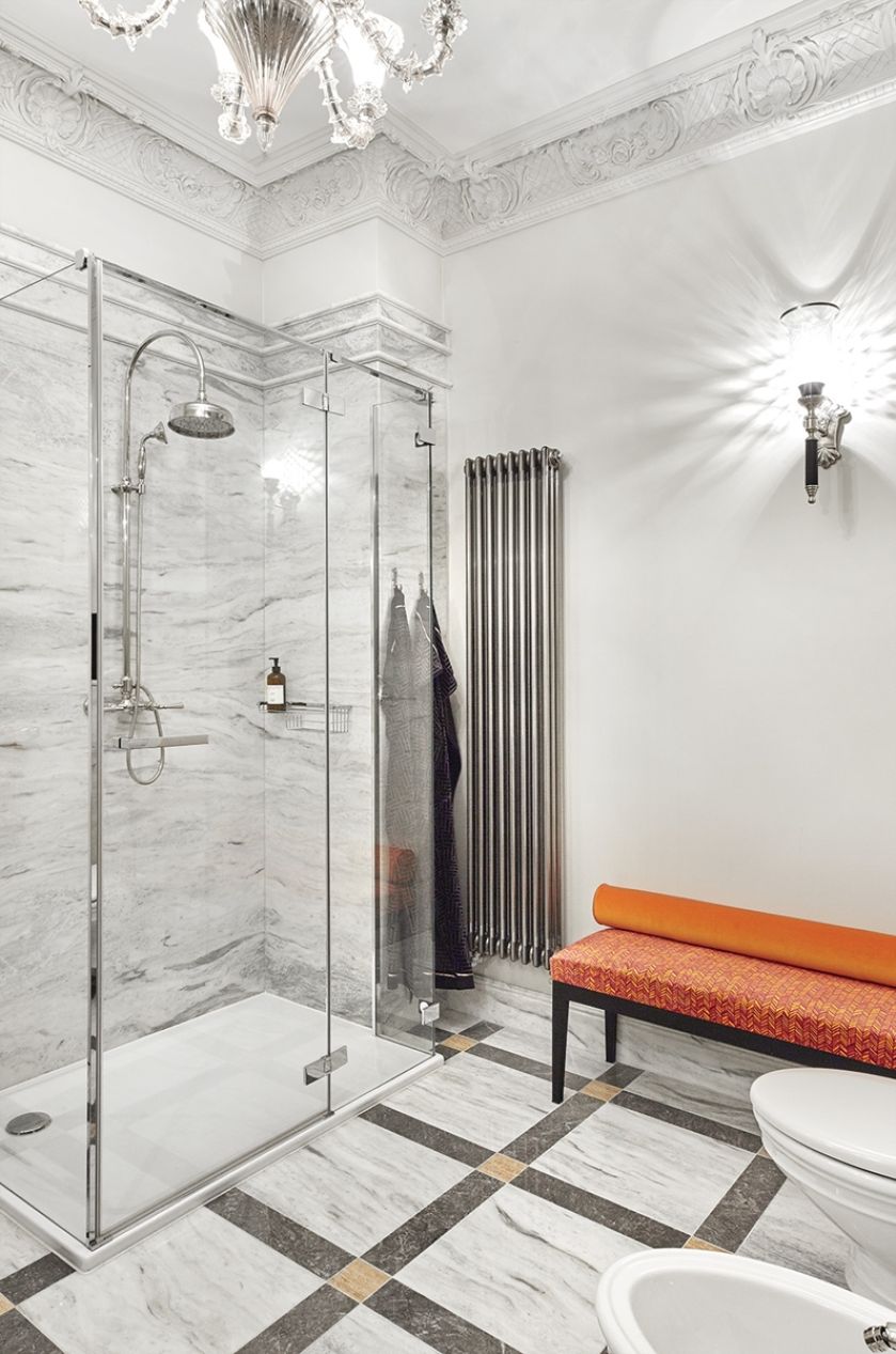 łazienka w stylu art deco