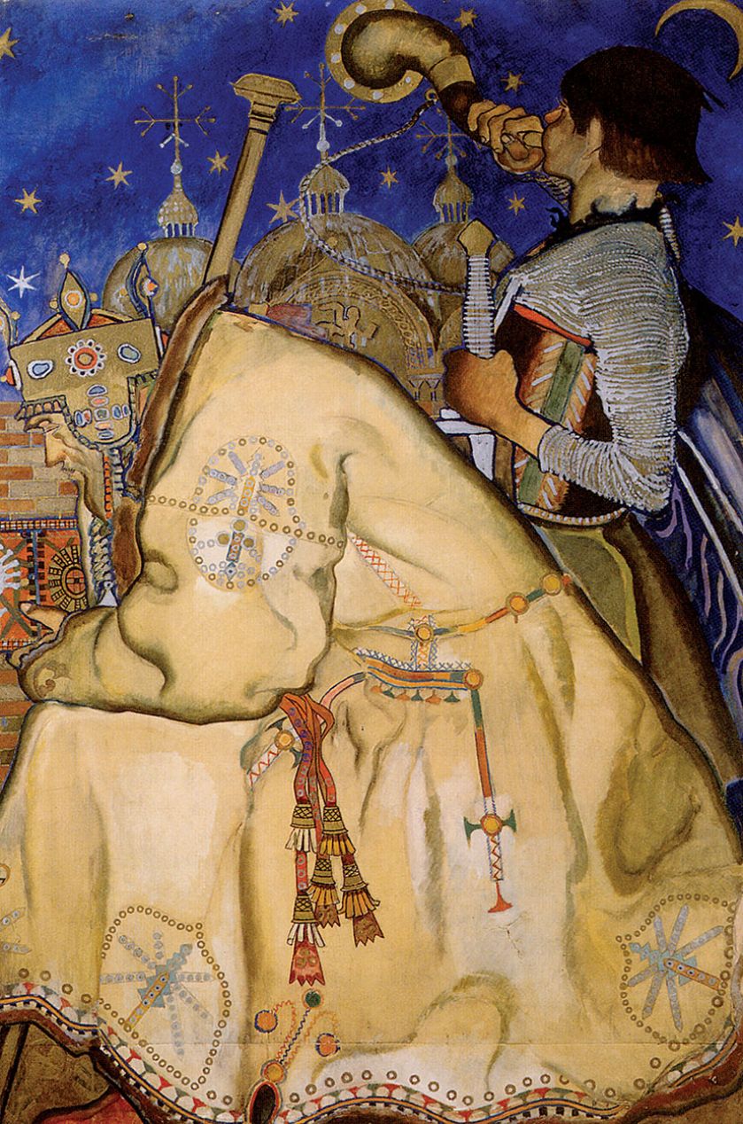 Kazimierz Sichulski Pokłon trzech króli , tryptyk, 1913 r.