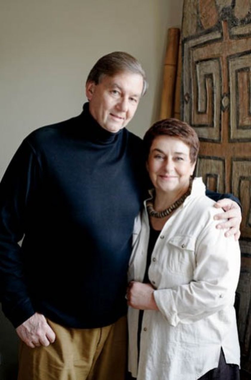 Dom państwa Rode pełen jest rzeczy pobudzających wyobraźnię - pamiątek z podróży.