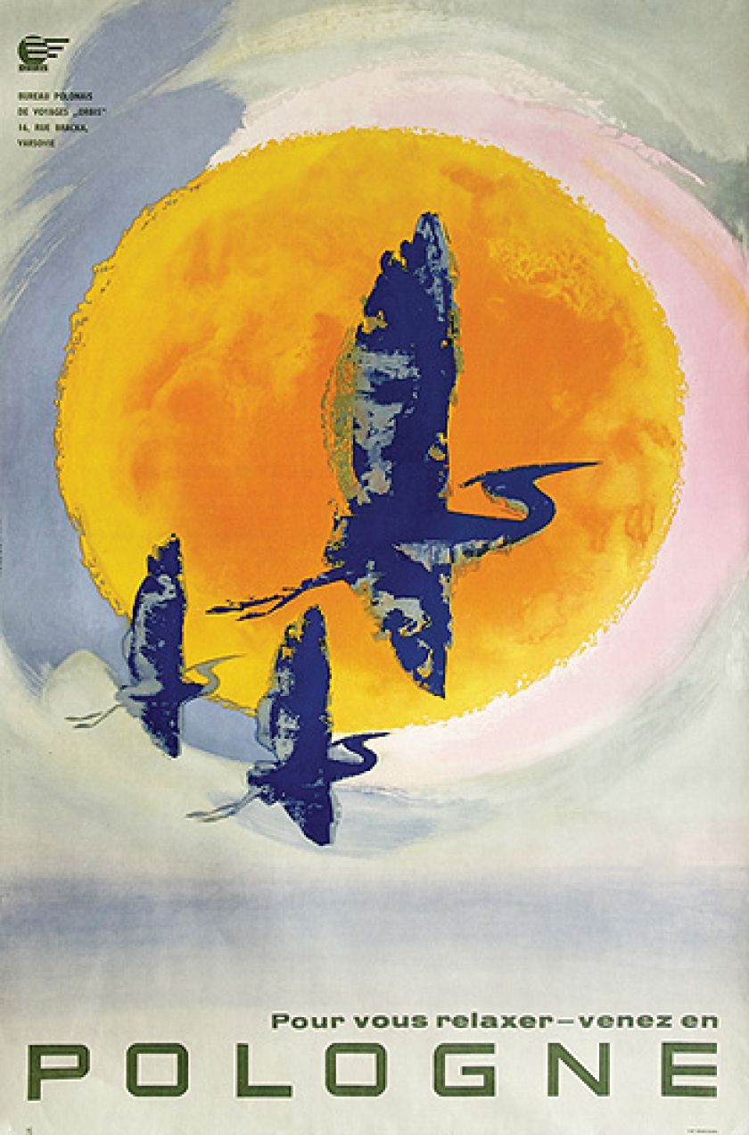 Poster turystyczny biura podróży Orbis Orbis-Pologne , Tadeusz Jodłowski, 1967 r.