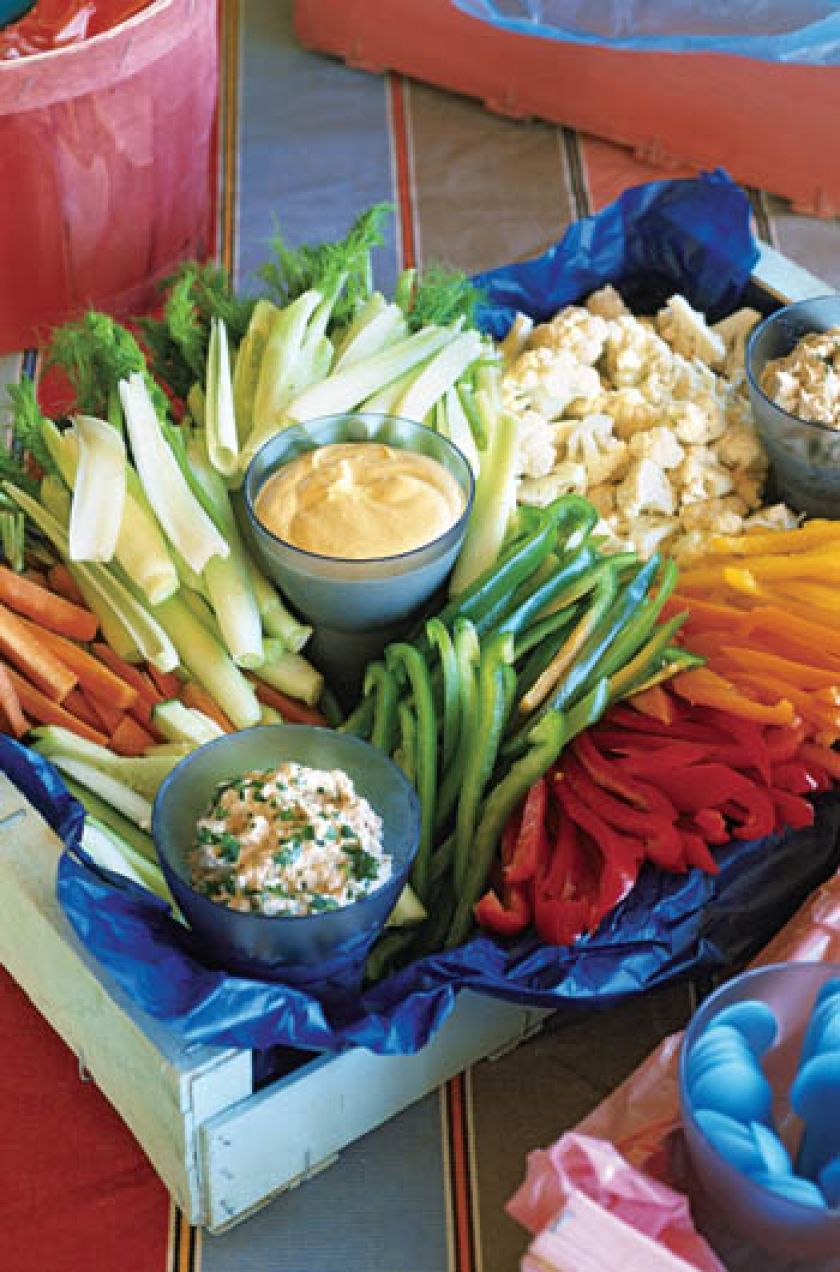 Smaczne i zdrowe przekąski na przyjęcie, nie tylko w ogrodzie.