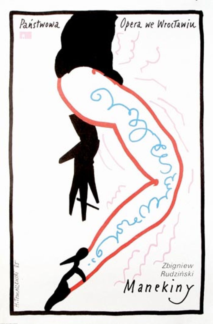 Henryk Tomaszewski, Manekiny , 1986 r., WWW.POLISHPOSTER.COM