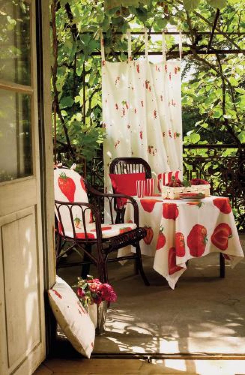 Aż ślinka cieknie. Kolekcja tkanin Garden Party niemieckiej firmy Christian Fischbacher to 100,00% bawełny z