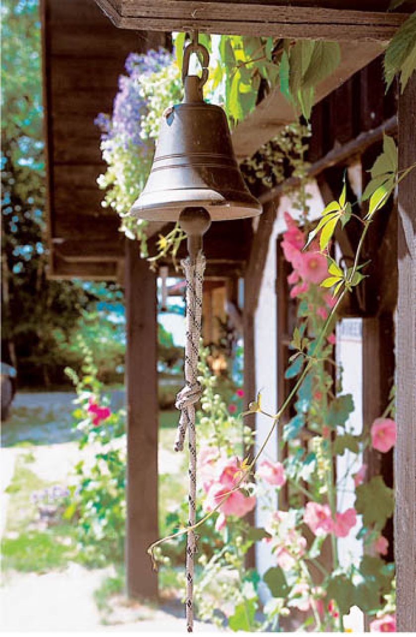 W ogrodowej altanie. Fot. East News. Dzwonki, dzwoneczki