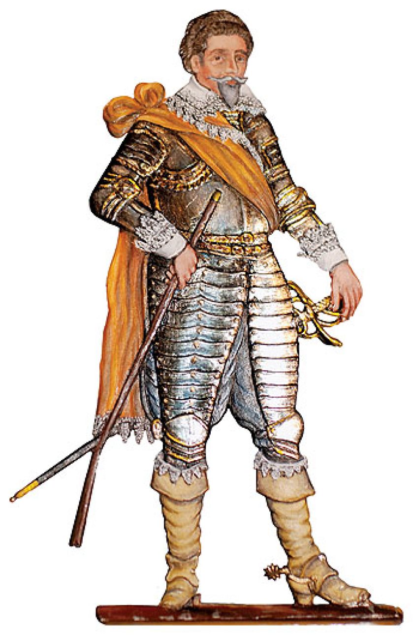 Figurka cynowa, płaska, Nationaal Tinnen Figuren Museum w Holandii