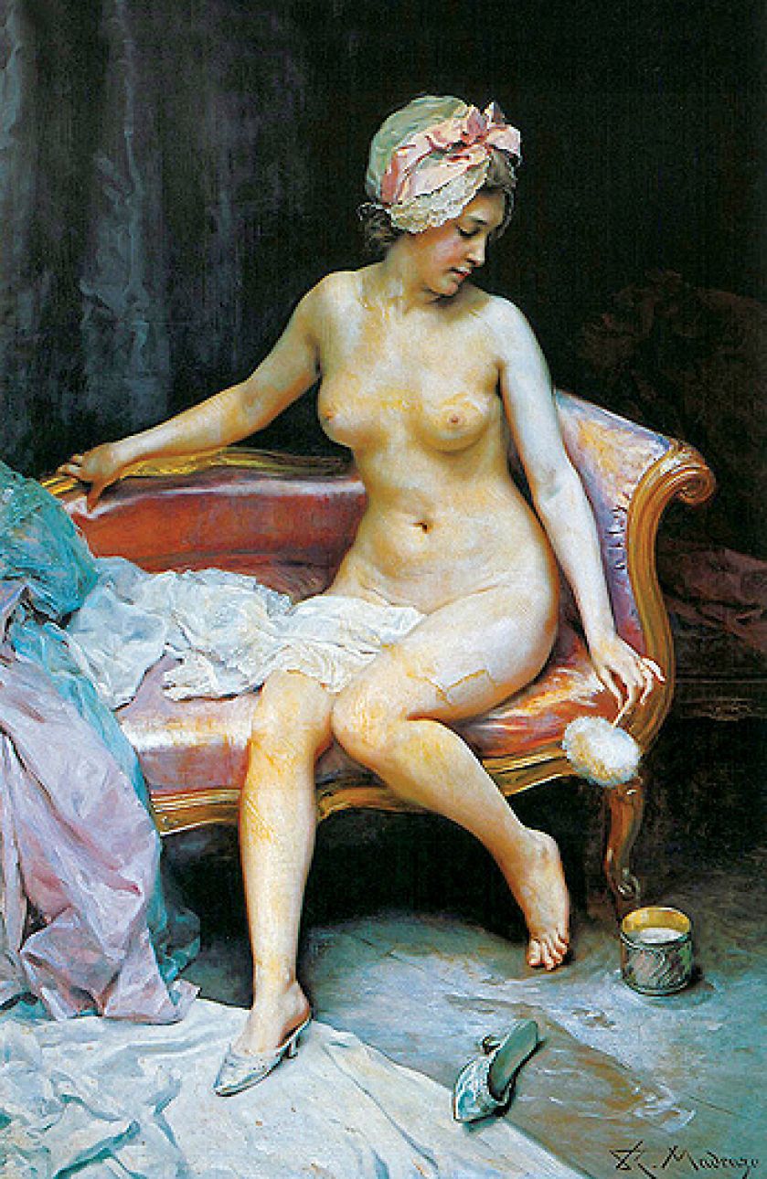 Raimundo de Madrazo y Garetta, Po kąpieli , ok. 1895 r.