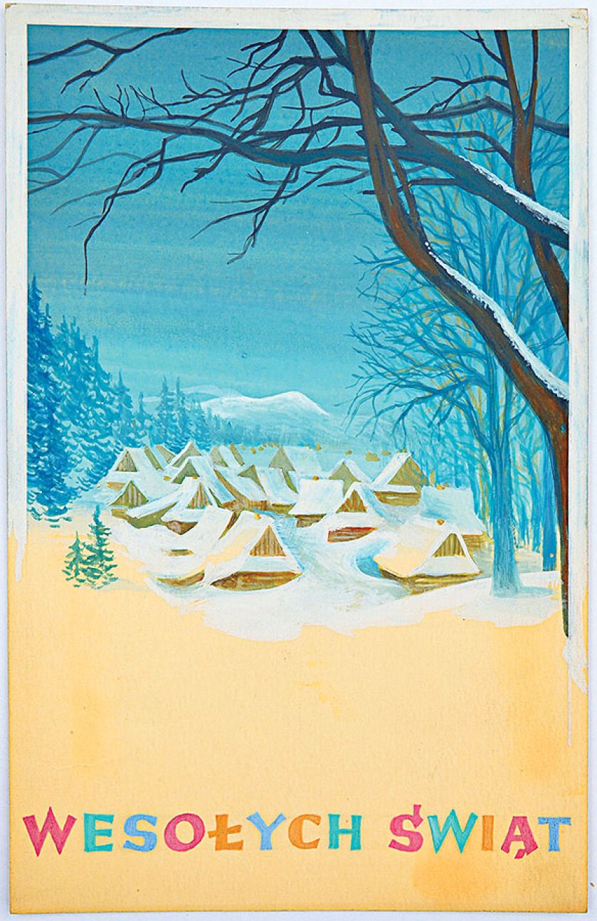 Zimowy obrazek Anny Orłowskiej-Gabryś