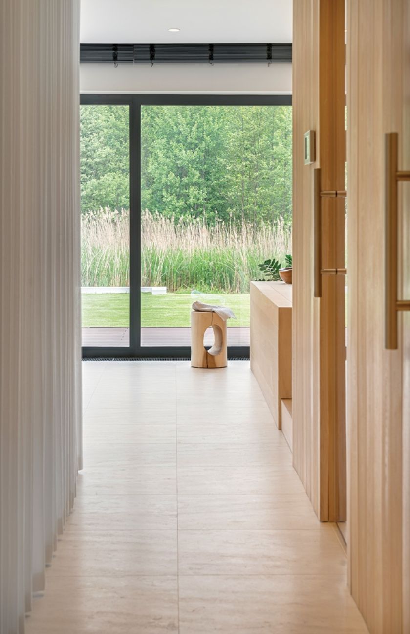 styl nowoczesny łazienka z drewnem