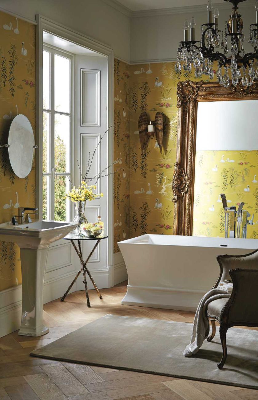 Wanna i umywalka Blenheim inspirowane jednym z najwspanialszych angielskich pałaców, Herritage Bathrooms