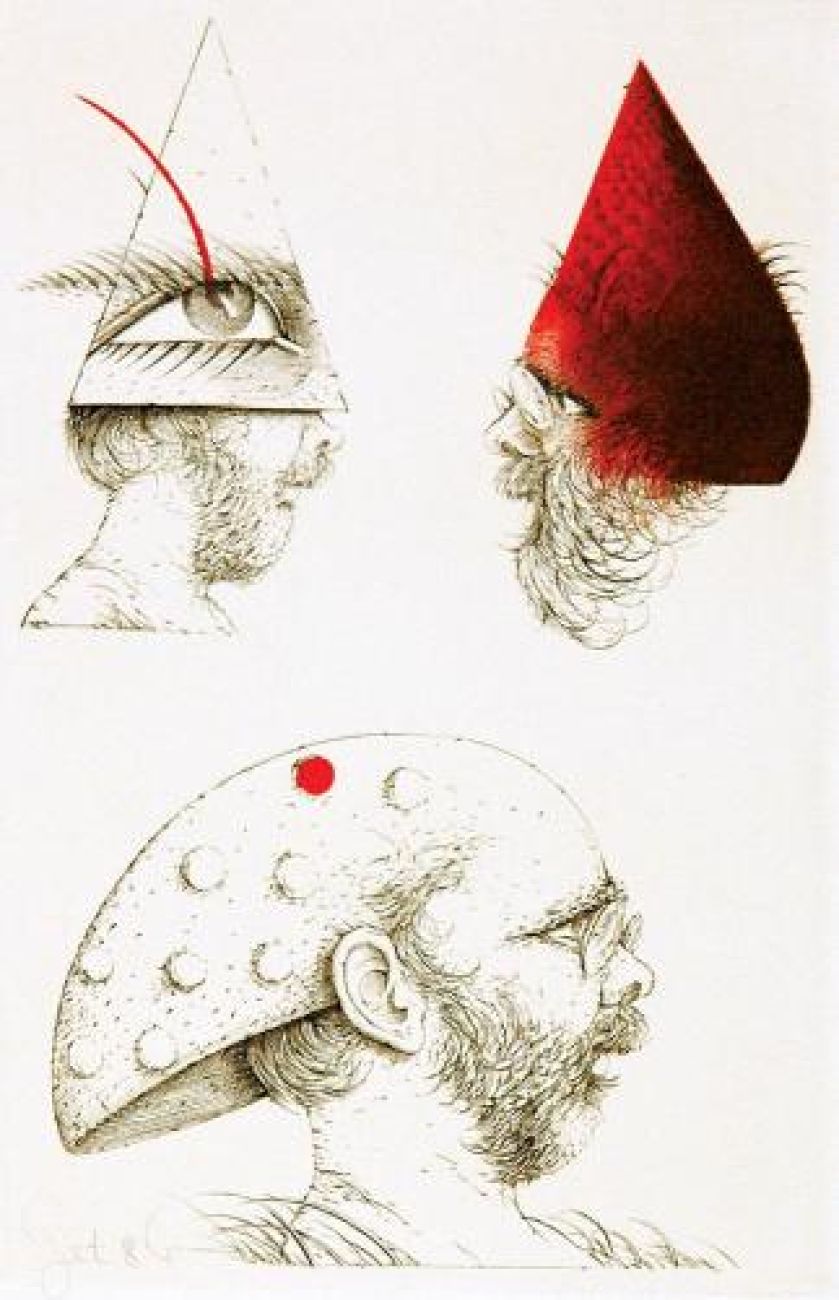 Eugeniusz Get Stankiewicz- Autoportret , 1986 r., REMPEX