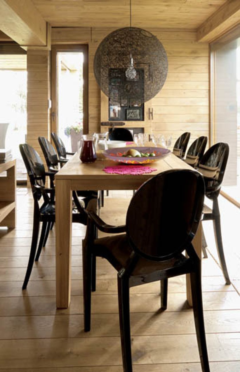 Nowoczesna jadalnia. Mazurskie luksusy