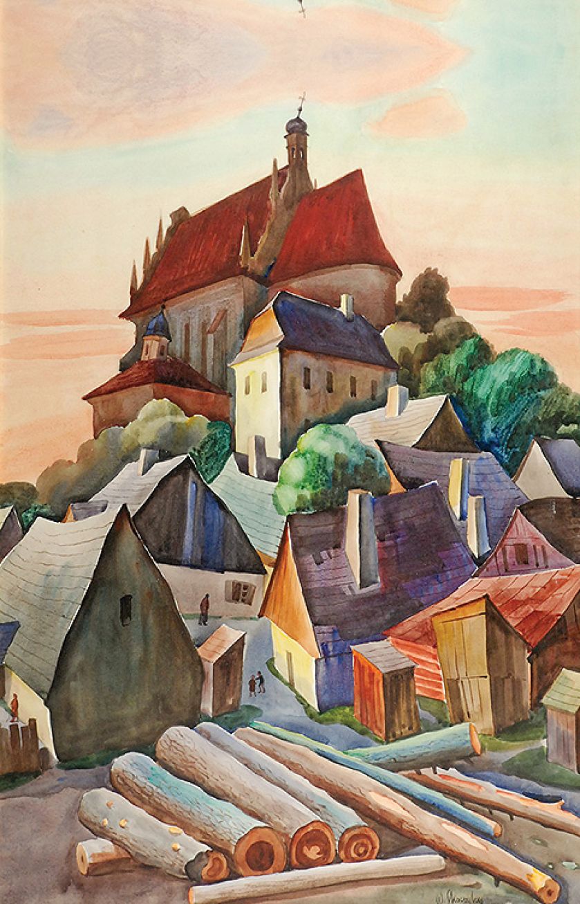 Motyw z Kazimierza , Rempex, 202. Aukcja Dzieł Sztuki i Antyków z 19 lutego 2014 r.