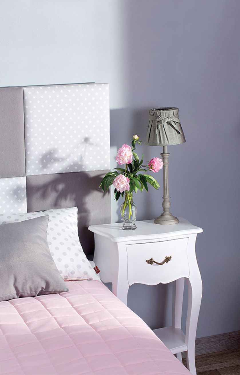 Zagłówek tapicerowany różnymi tkaninami, DEKORIA