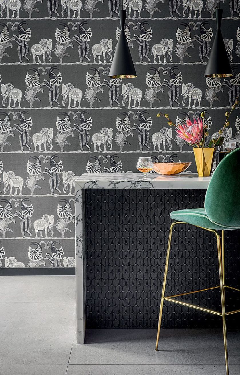 SAVUTI, luksusowa tapeta z afrykańskimi motywami, COLE SON