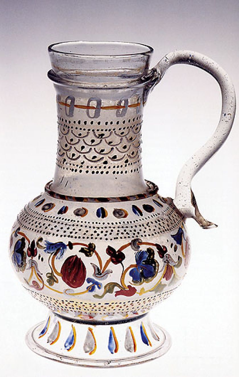 Ręcznie malowany. Murano