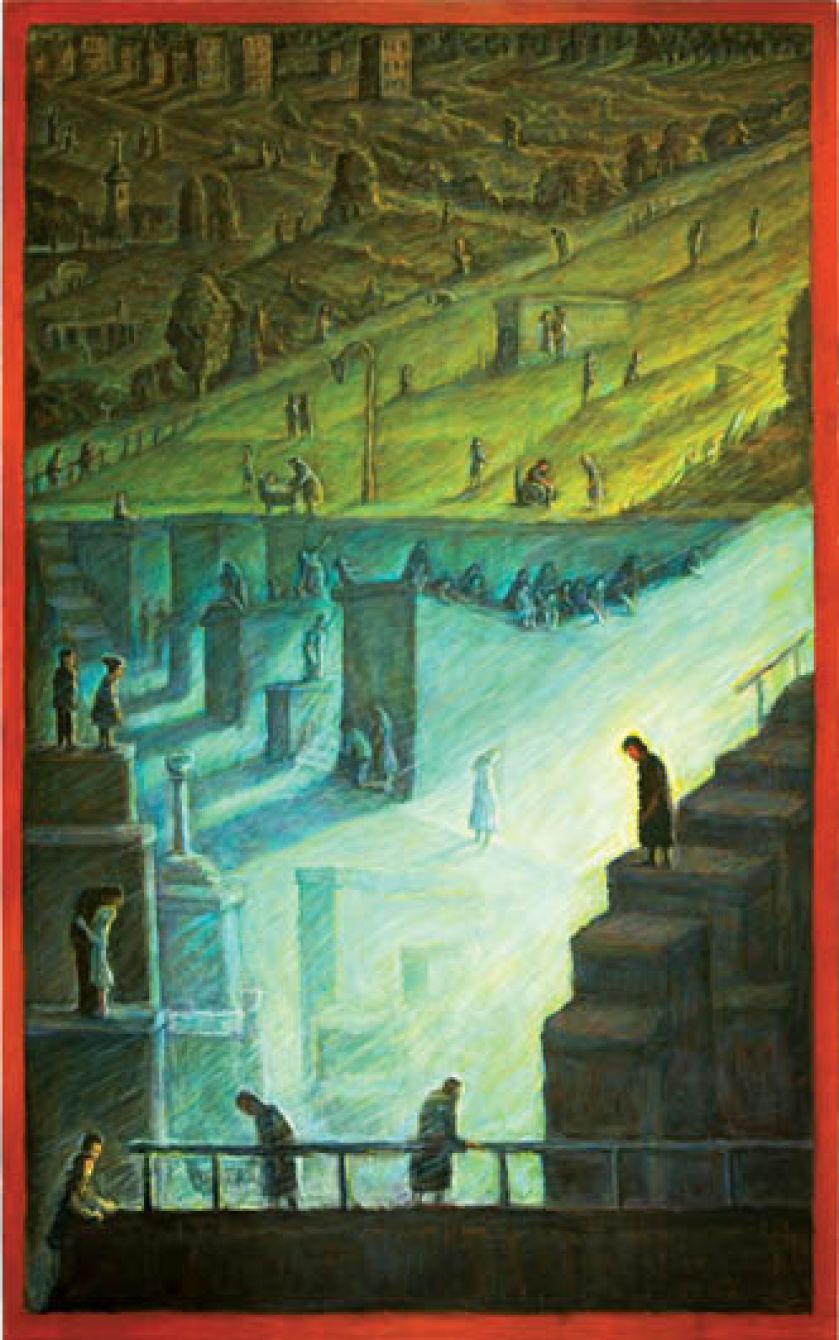 Andrzej Podkański, z cyklu Park. Obrazy podejrzane