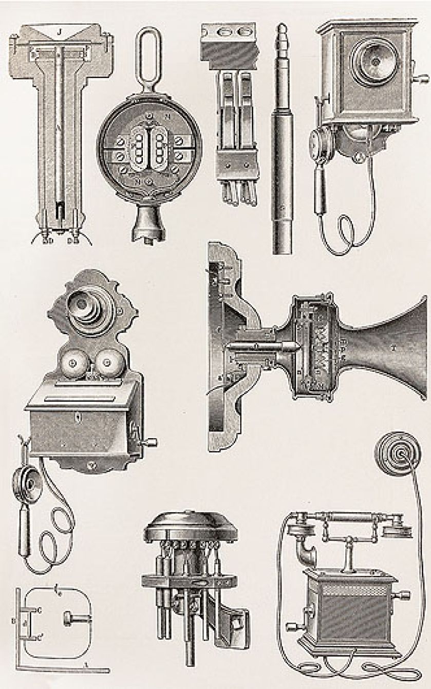 Rysunek techniczny. Historia telefonu
