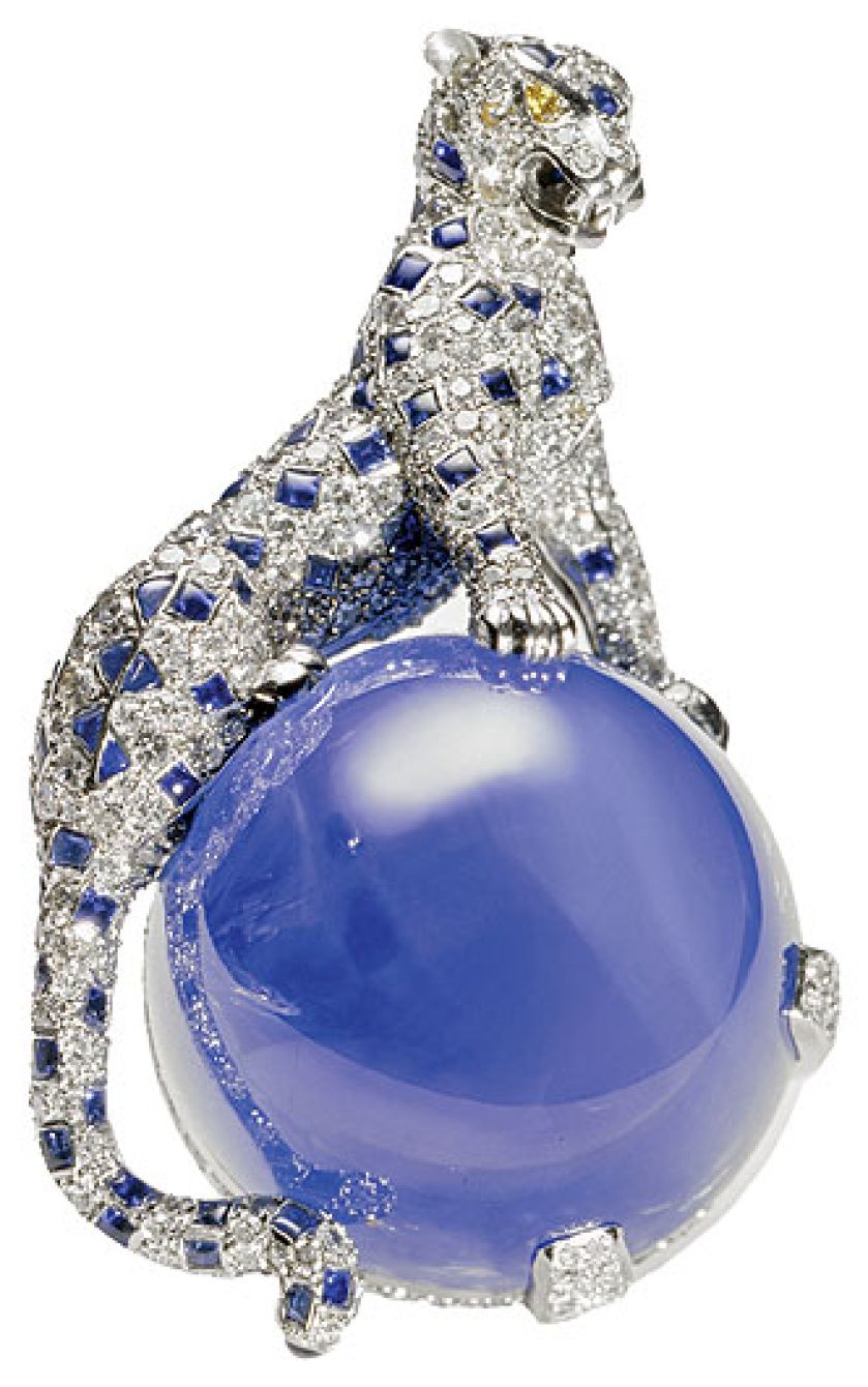 Z białego złota z panterą. Biżuteria od Cartiera