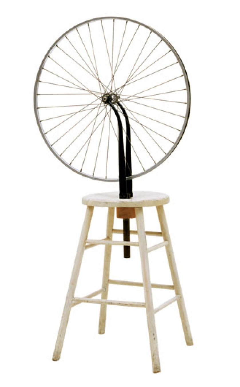 Bicycle Wheel , 1951 r., Marcel Duchamp, Moma