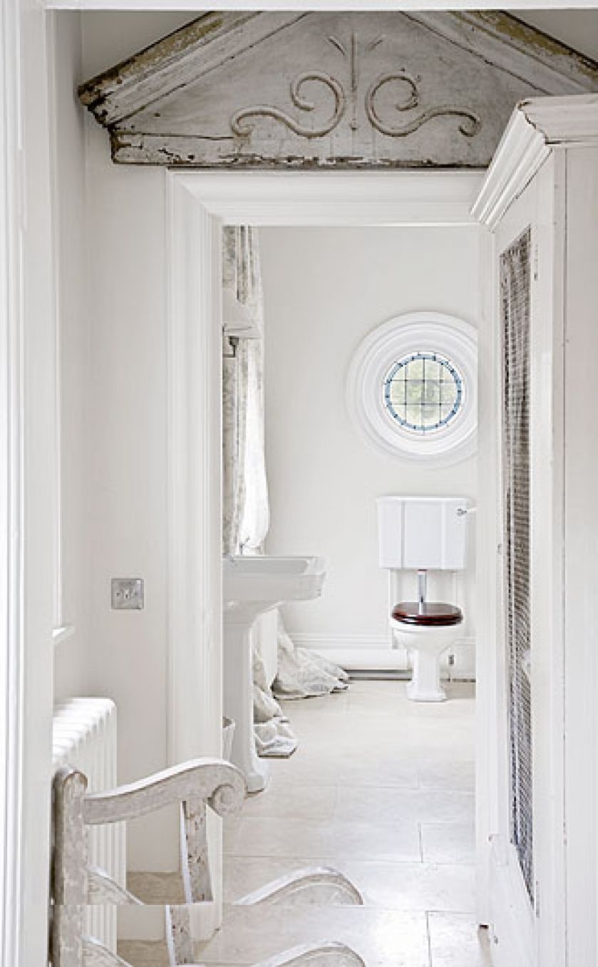 Białe jest piękne, dom w stylu shabby chic