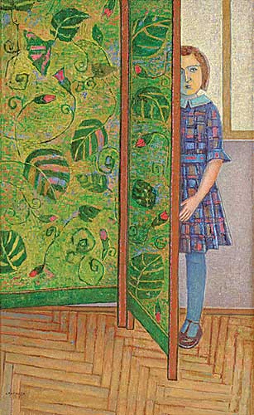 Lucyna Patalita Dziewczynka za parawanem , 2004/2005 r.