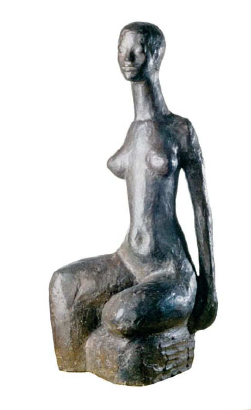 Alina Szapocznikow, Pierwsza miłość , 1954 r., MUZEUM SZTUKI W ŁODZI, fot. Piotr Tomczyk