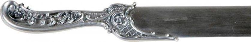 Nóż do papieru, srebro, Moskwa, XIX w., REMPEX.